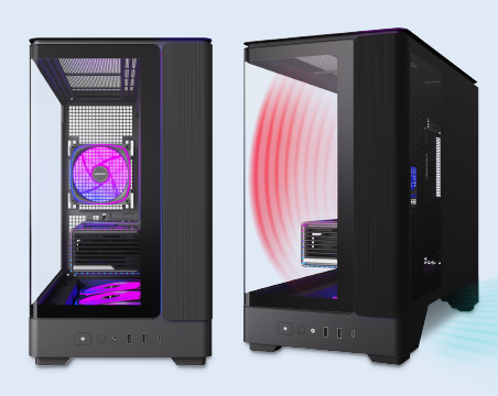 MONTECH KING 15 PRO Micro-ATX PC Case, Curved Panoramic Glass